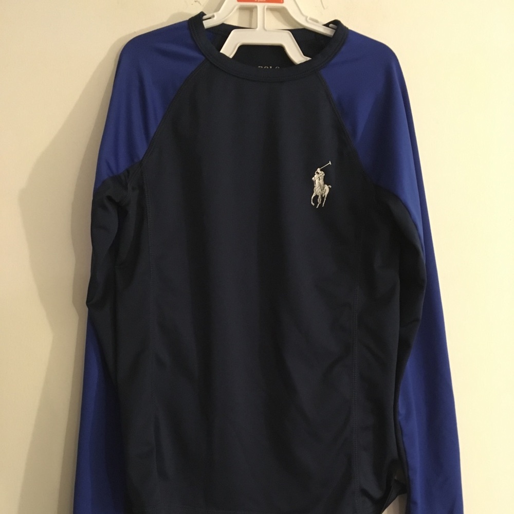 Ralph Lauren Polo Raglan Sleeve Rashguard Boys LRG